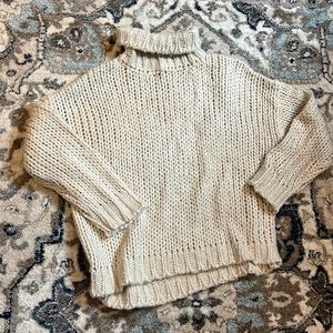 Pink lily chunky sweater size 2x